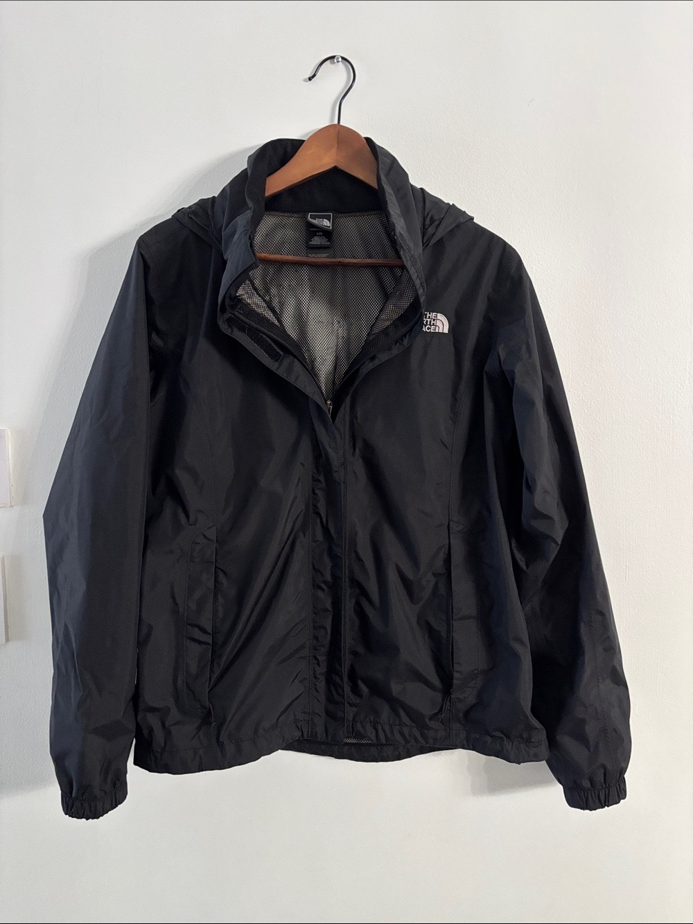 The North Face Black Men's Rain Jacket with Hood
